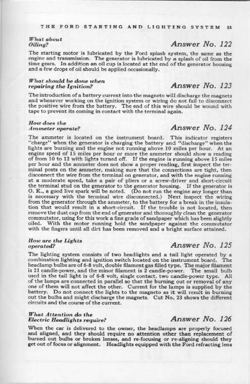 1925 Ford Owners Manual Page 48